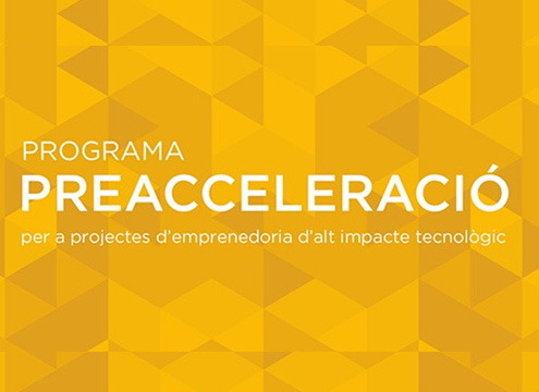 Pre-acceleration technology start-up programme